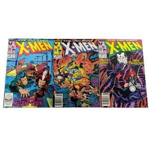 Uncanny X-Men Lot 237 238 239 NM/VF 2nd Appearance of Mr. Sinister Marvel 1988